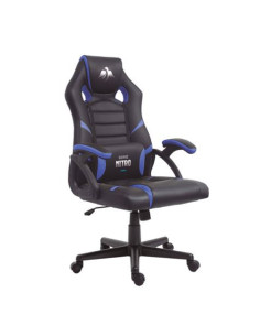 SILLA GAMING SERIE NITRO NEGRO Y AZUL