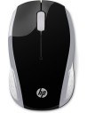 HP Wireless Mouse 200 Í???ptico 1000 DPI 2.4 GHz Ambidextro Negro, Plata