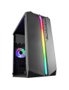 Mars Gaming MC-S1 Negro Caja PC Compacta Gaming Micro-ATX Iluminación ARGB 12 Modos Ventilador FRGB Ventana Lateral Completa
