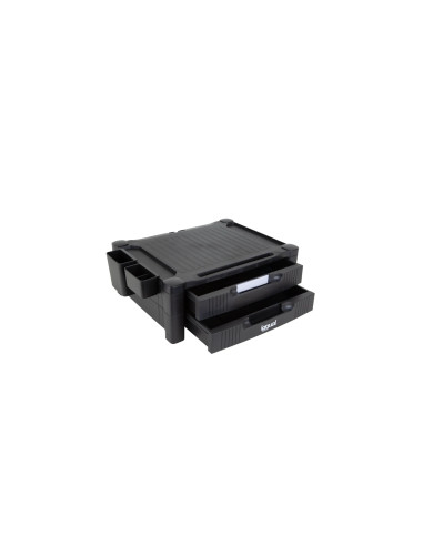 iggual EM2C Elevador monitor 2 cajones negro