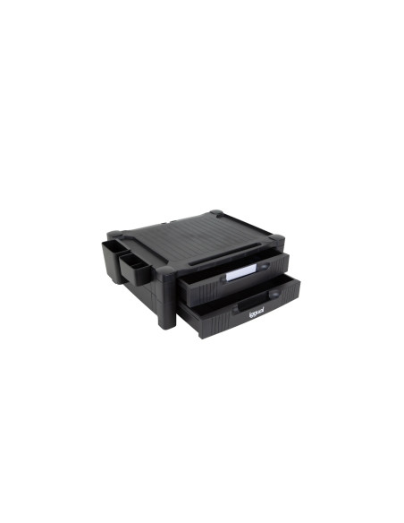 iggual EM2C Elevador monitor 2 cajones negro