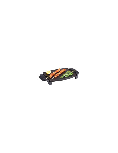 PLANCHA PARA ASAR JATA 1000W TERMOSTATO REGULABLE EXTRAIBLE BANDEJA SALSERA GR205