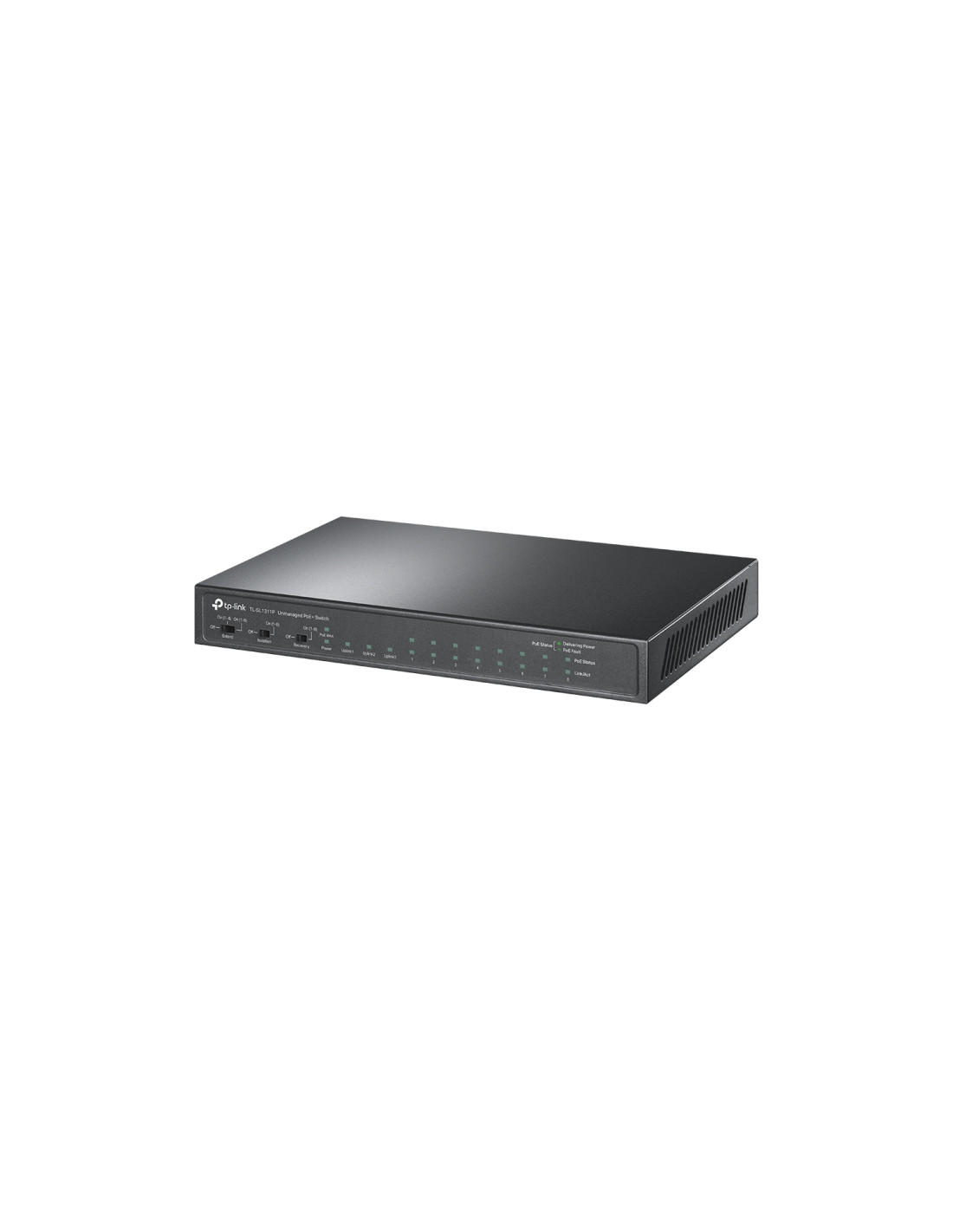 TP-Link TL-SL1311P switch Fast Ethernet (10/100) EnergÍ­a sobre Ethernet (PoE) Negro