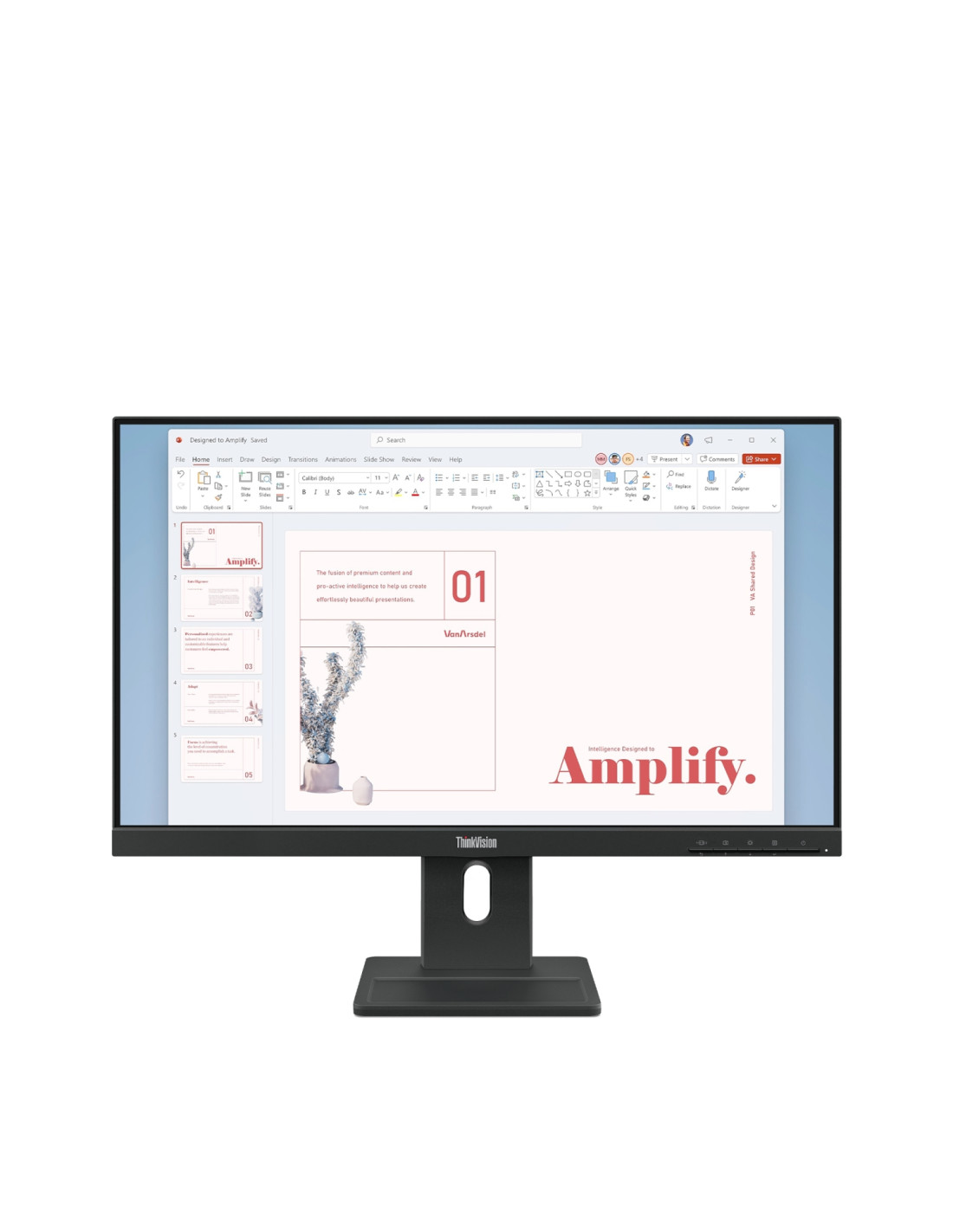 Lenovo ThinkVision E24-40 LED display 60,5 cm (23.8") 1920 x 1080 Pixeles Full HD LCD Negro