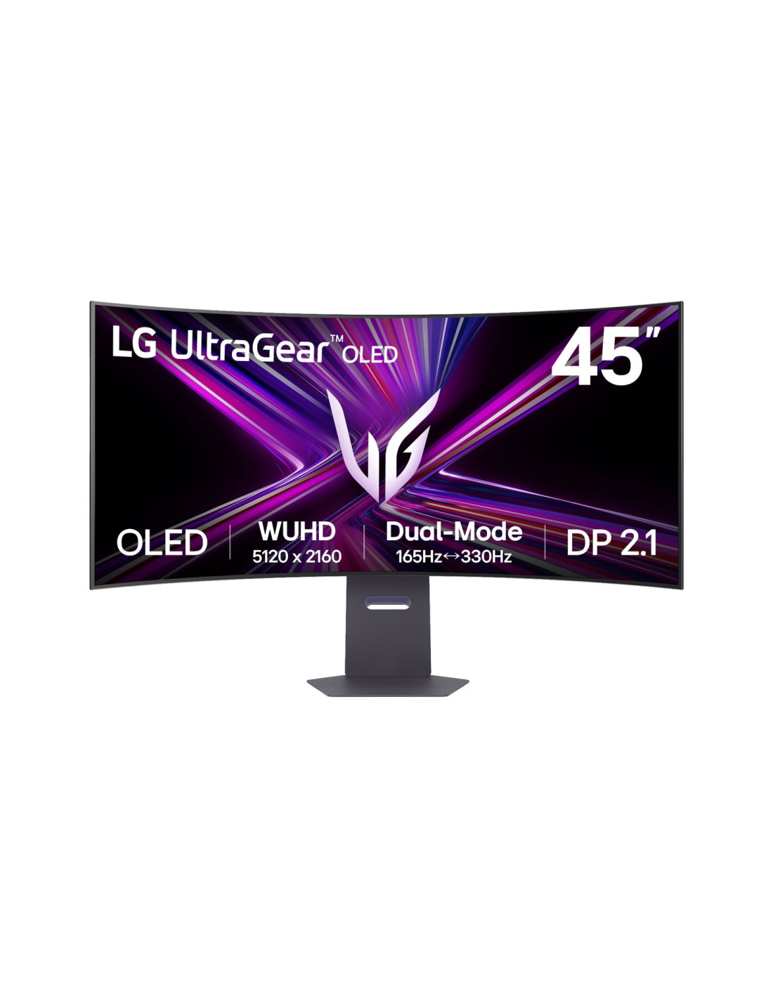 LG UltraGear pantalla para PC 114,3 cm (45") 5120 x 2160 Pixeles OLED Negro