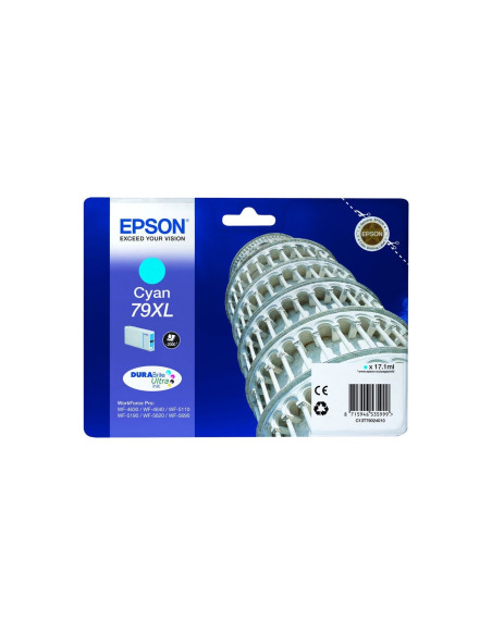 Epson Tower of Pisa Cartucho 79XL cian
