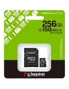 Kingston Technology 256GB microSDXC Canvas Select Plus Gen3 150MB/s