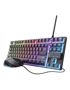 TECLADO + RATÓN TRUST GXT 798W GAMING RGB USB NEGRO