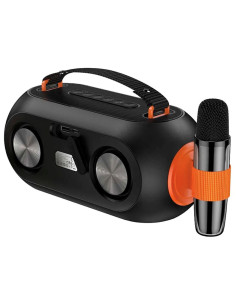 ALTAVOZ BLUETOOTH 30W CON MICROFONO KARAOKE Y LUCES RGB 2
