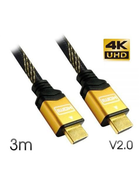 CABLE HDMI 3 METROS V2.0 4K