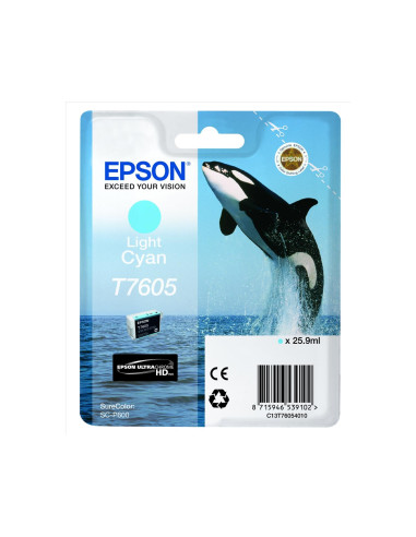 Epson T7605 Cian claro