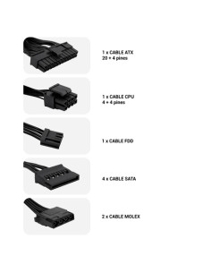 CoolBox FUENTE DE ALIMENTACION ATX BASIC 500GR 500W 2
