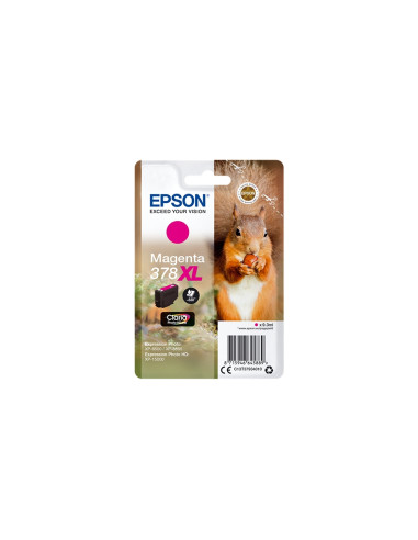 Epson Squirrel Singlepack Magenta 378XL Claria Photo HD Ink