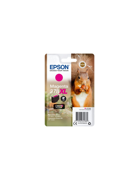 Epson Squirrel Singlepack Magenta 378XL Claria Photo HD Ink