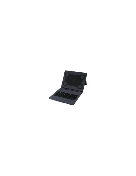 FUNDA TABLET SUBBLIM CON TECLADO KEYTAB PRO PARA TABLET DE 10.1P MICROUSB CON ADAPTADOR TIPO-C CIERRE SOLAPA MAGNETICA NEGRO SUB