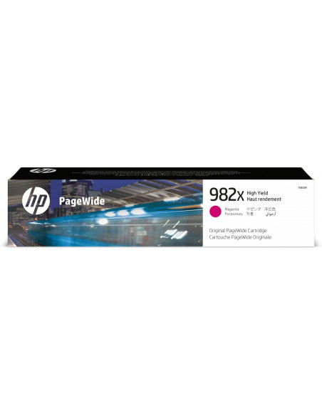 HP Cartucho PageWide 982X Original de alta capacidad magenta