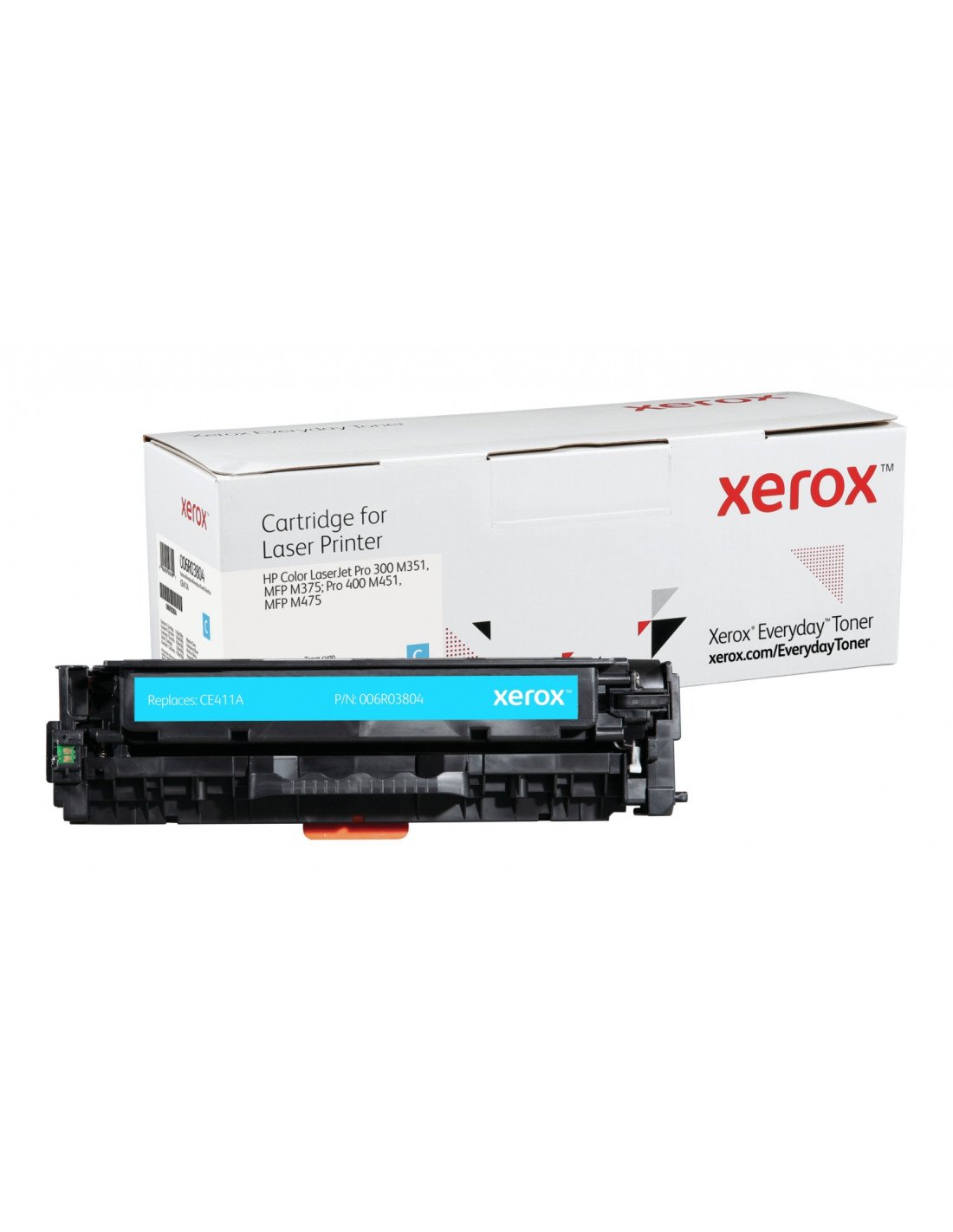 Toner xerox cian everyday compatible con hp CE411A equivalente de 2600 paginas 006R03804