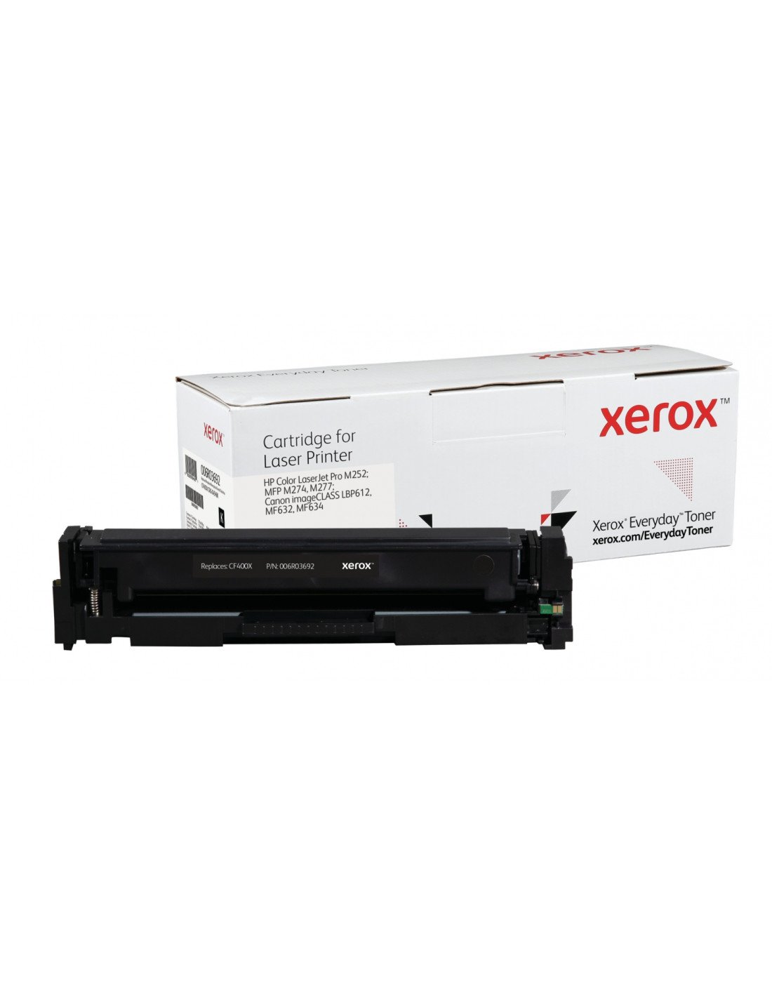Toner xerox negro everyday compatible hp CF400X CRG-045HBK 2800 paginas 006R03692