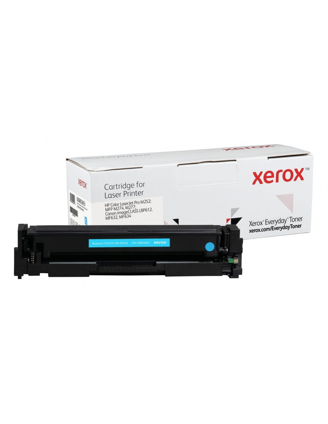 Toner xerox cian everyday compatible hp CF401X CRG-045HC 2300 paginas 006R03693