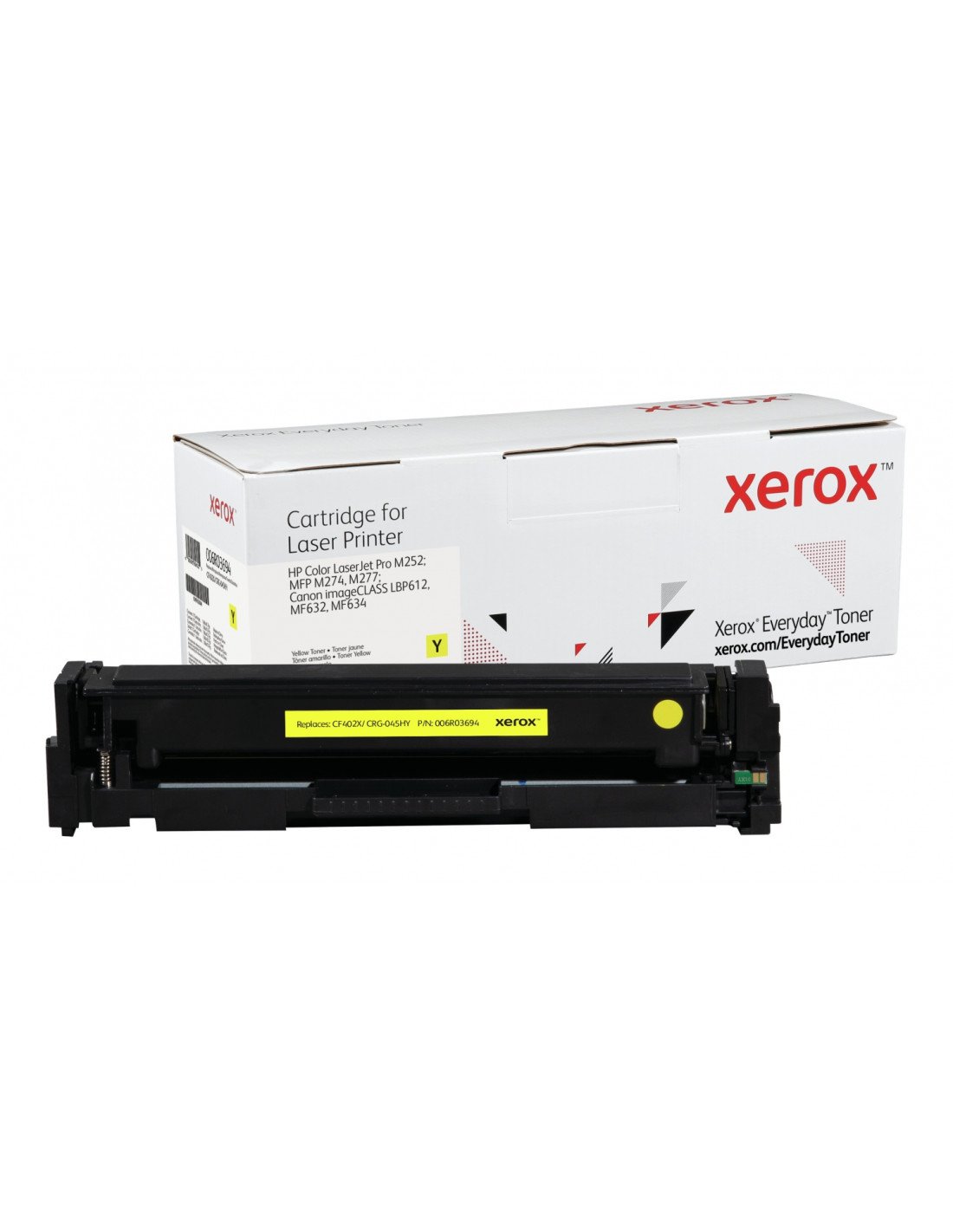 Toner xerox amarillo everyday compatible hp CF402X CRG-045HY 2300 paginas 006R03694