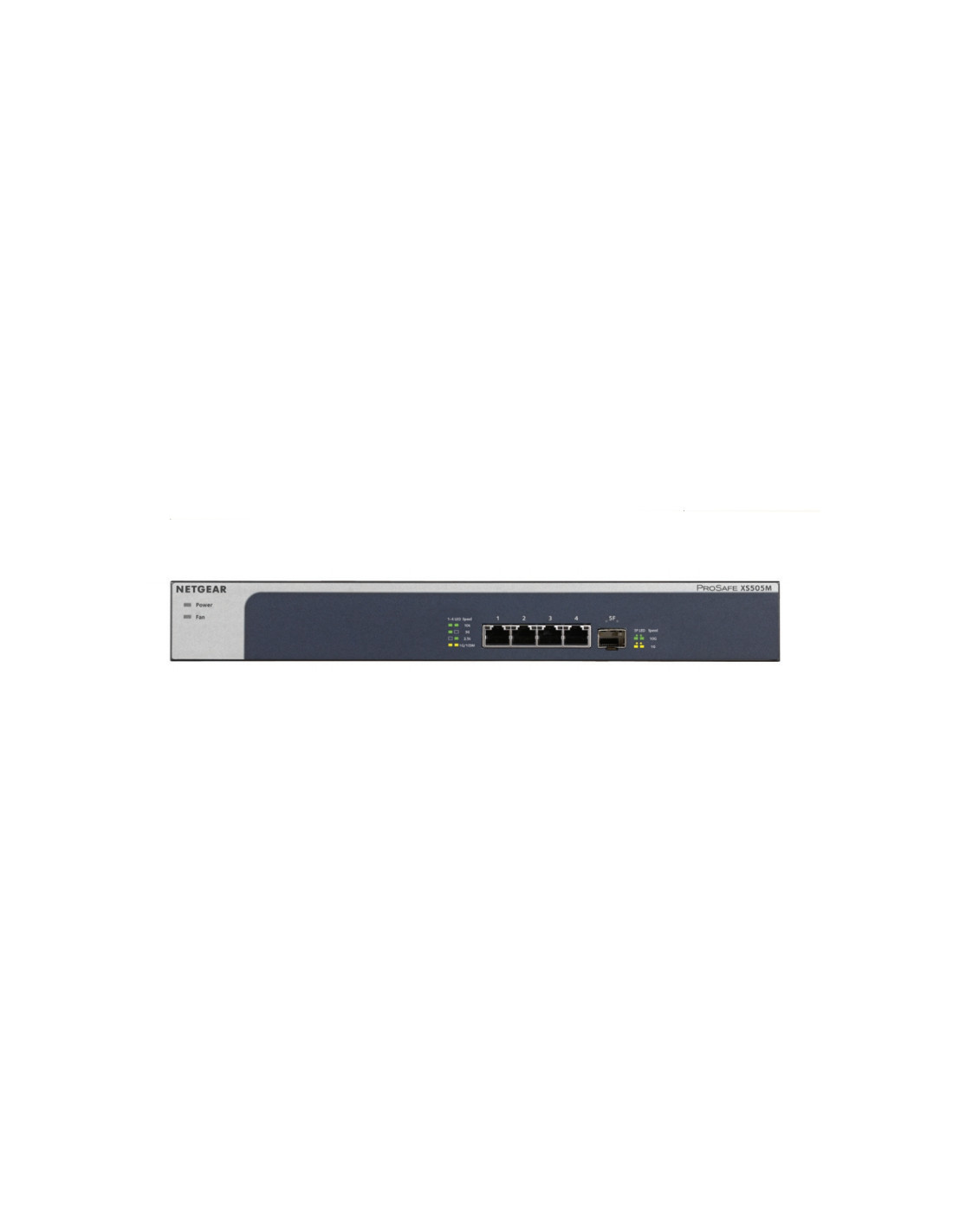 Netgear No administrado 10G Ethernet (100/1000/10000) Gris, Plata
