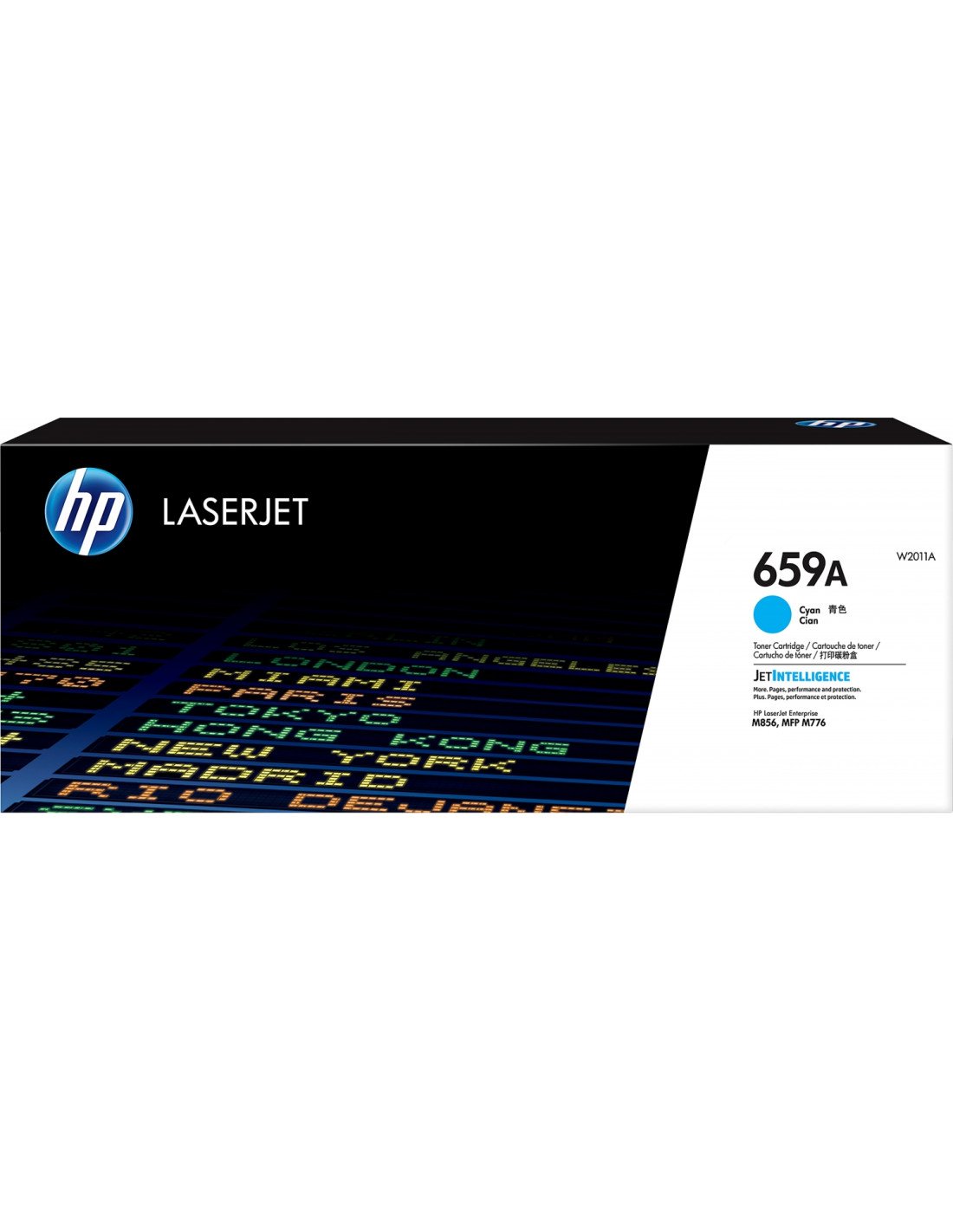Hp LaserJet 659A toner original cian