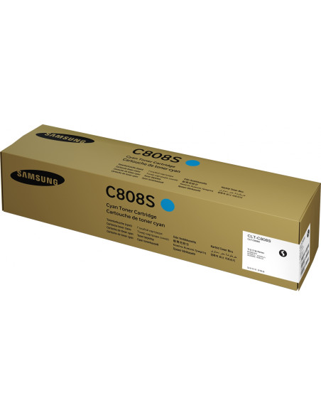 Samsung Cartucho de Tóner Original HP CLT-C808S cian