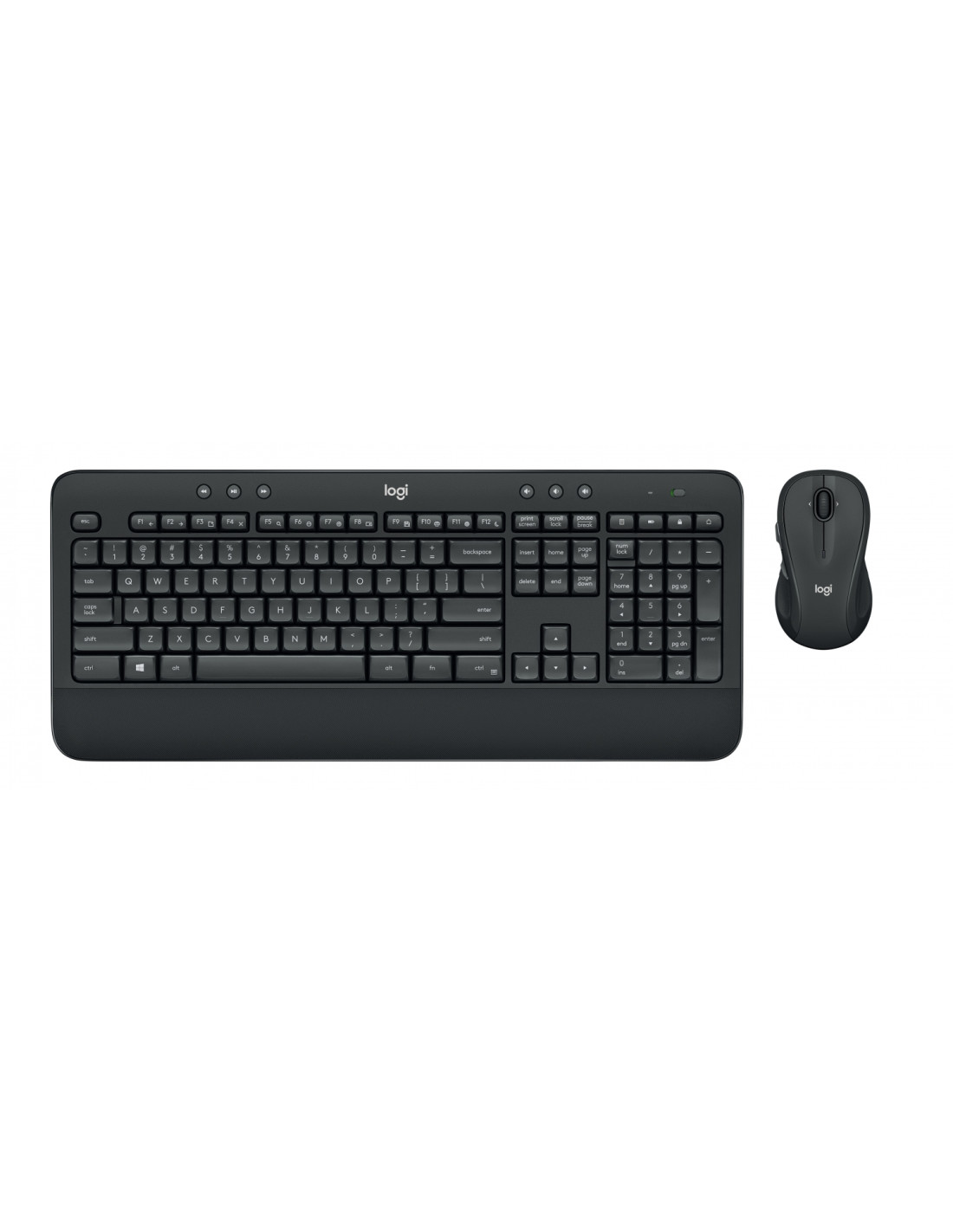 Logitech advanced combo teclado y raton rf inalambrico qwertz aleman negro