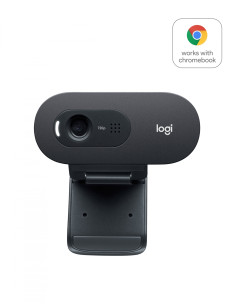 Logitech 960-001364 cámara web USB Grafito