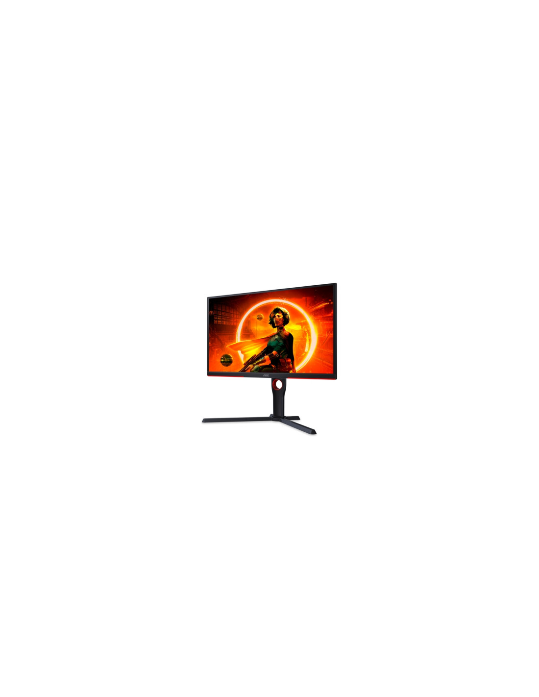 AOC 25G3ZM/BK pantalla para PC 62,2 cm (24.5") 1920 x 1080 Pixeles Full HD Negro, Rojo