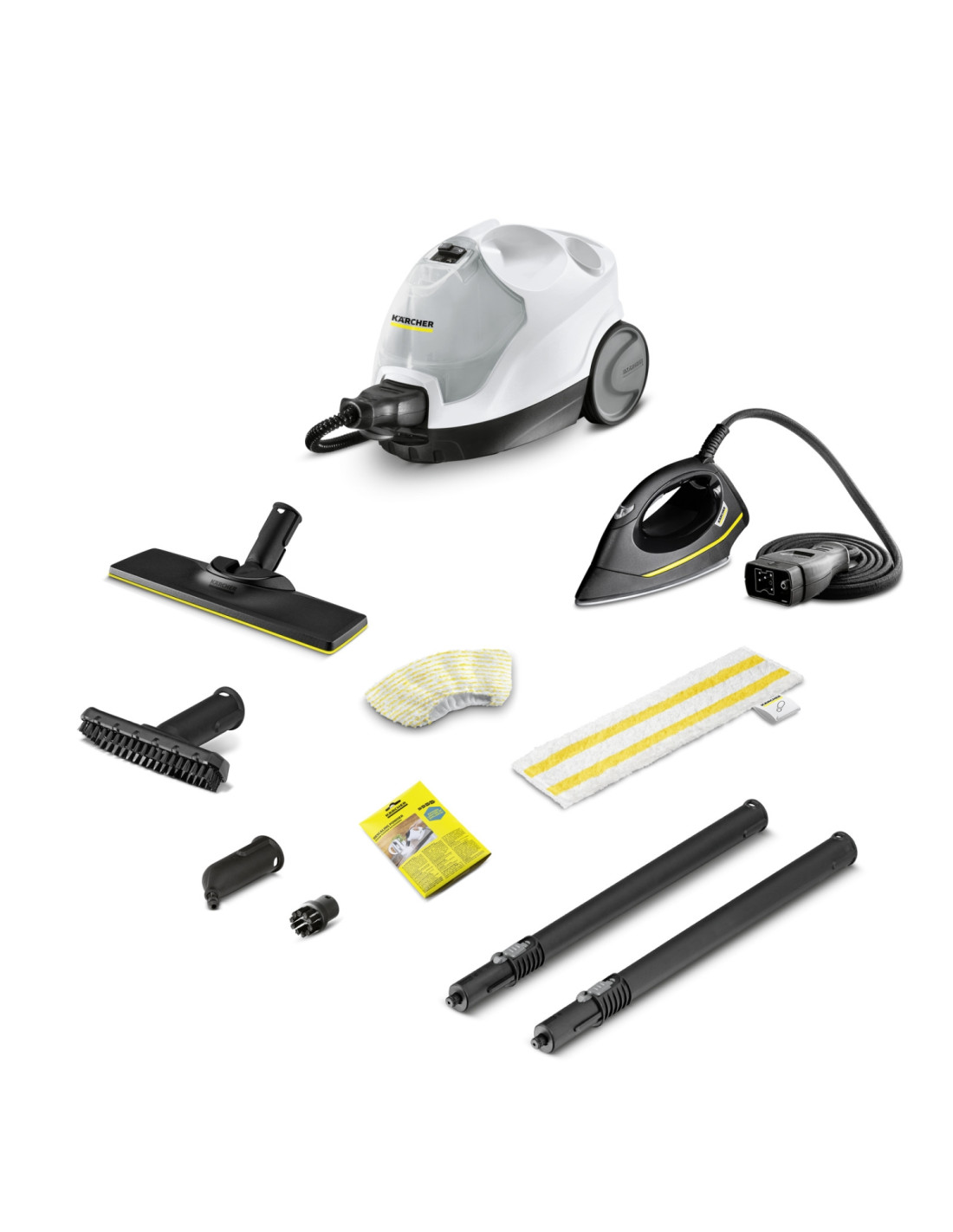 Kärcher SC 4 EasyFix IRON Limpiador a vapor de cilindro 0,8 L 2000 W Negro, Blanco