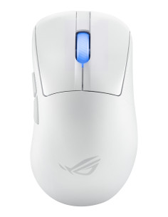 ASUS ROG Keris II Ace Wireless AimPoint White ratón Juego mano