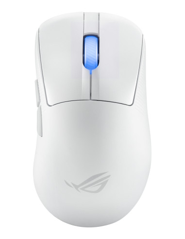 ASUS ROG Keris II Ace Wireless AimPoint White ratón Juego mano derecha RF Wireless + Bluetooth + USB Type-A ??ptico 42000 DPI