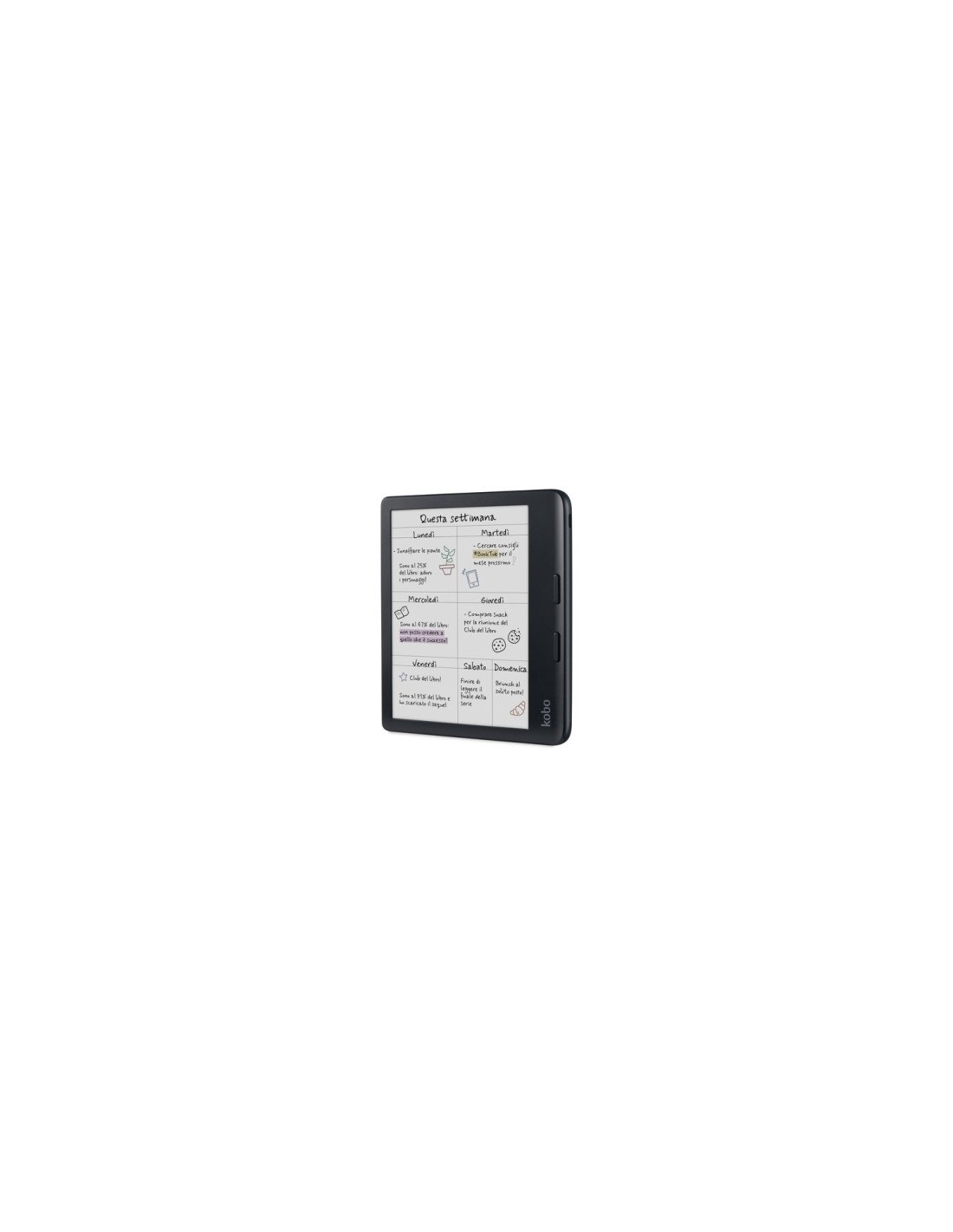 Kobo N428-KU-BK-K-BU lectore de e-book Pantalla táctil 32 GB Wifi Negro