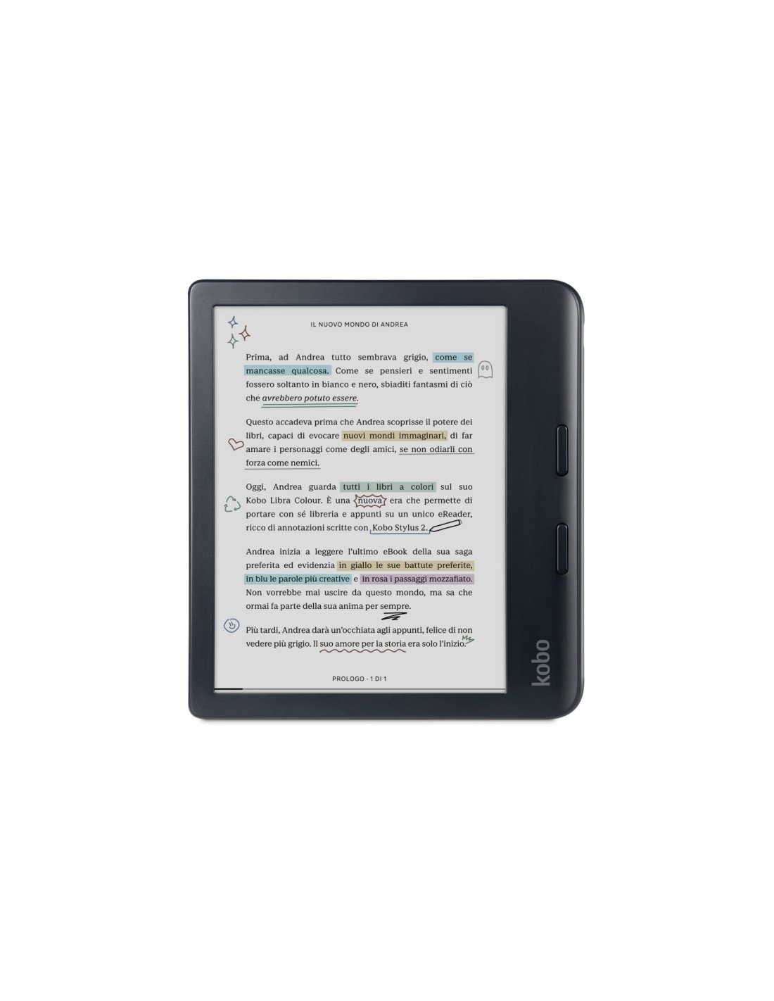 Rakuten Kobo Libra Colour lectore de e-book Pantalla táctil 32 GB Wifi Negro