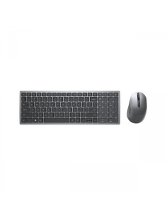 Dell KM7120W teclado y raton rf inalambrico bluetooth qzerty español gris titanio