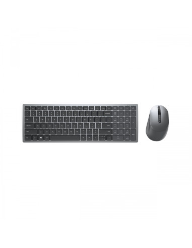 Dell KM7120W teclado y raton rf inalambrico bluetooth qzerty español gris titanio