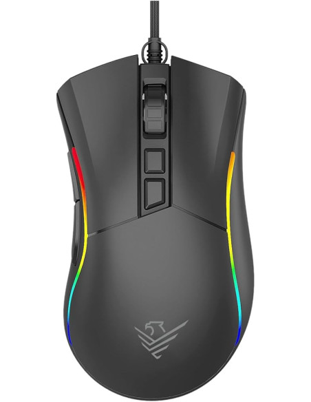 RATON GAMING PHOENIX USB RGB 12000 DPI 7 BOTONES NEGRO