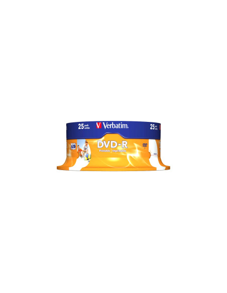 Verbatim 43538 DVD en blanco 4,7 GB DVD-R 25 pieza(s)
