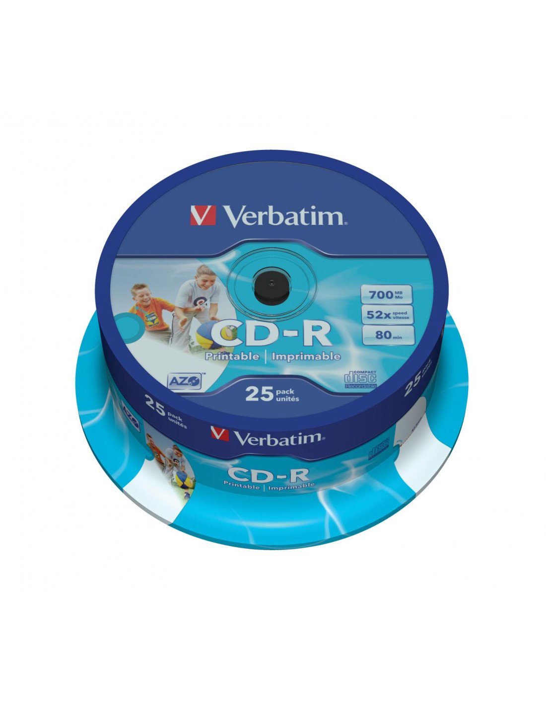 CD-R VERBATIM 25 UNIDADES 700MB 52X 43439