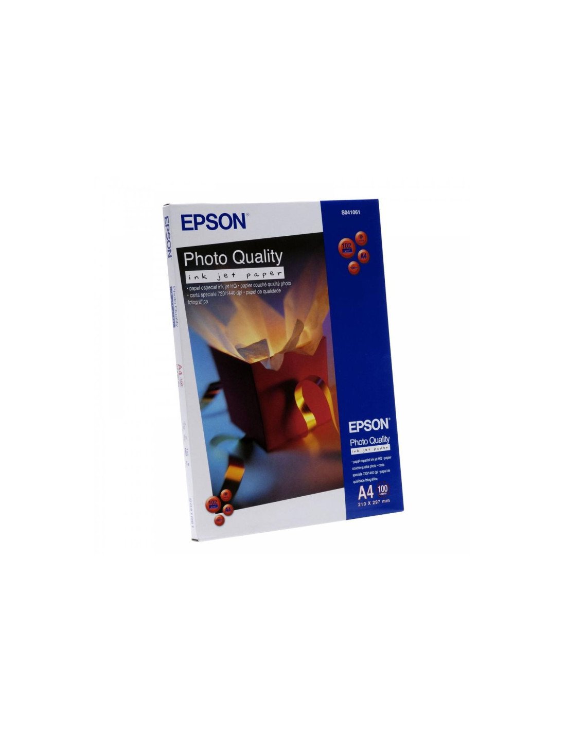 PAPEL EPSON FOTOGRAFICO A4 100 HOJAS C13S041061