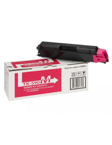 KYOCERA TK-590M cartucho de tóner 1 pieza(s) Original Magenta
