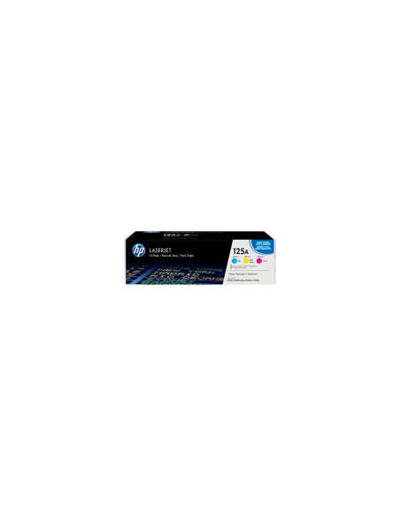 HP Pack de ahorro de 3 cartuchos de tóner original LaserJet 125A