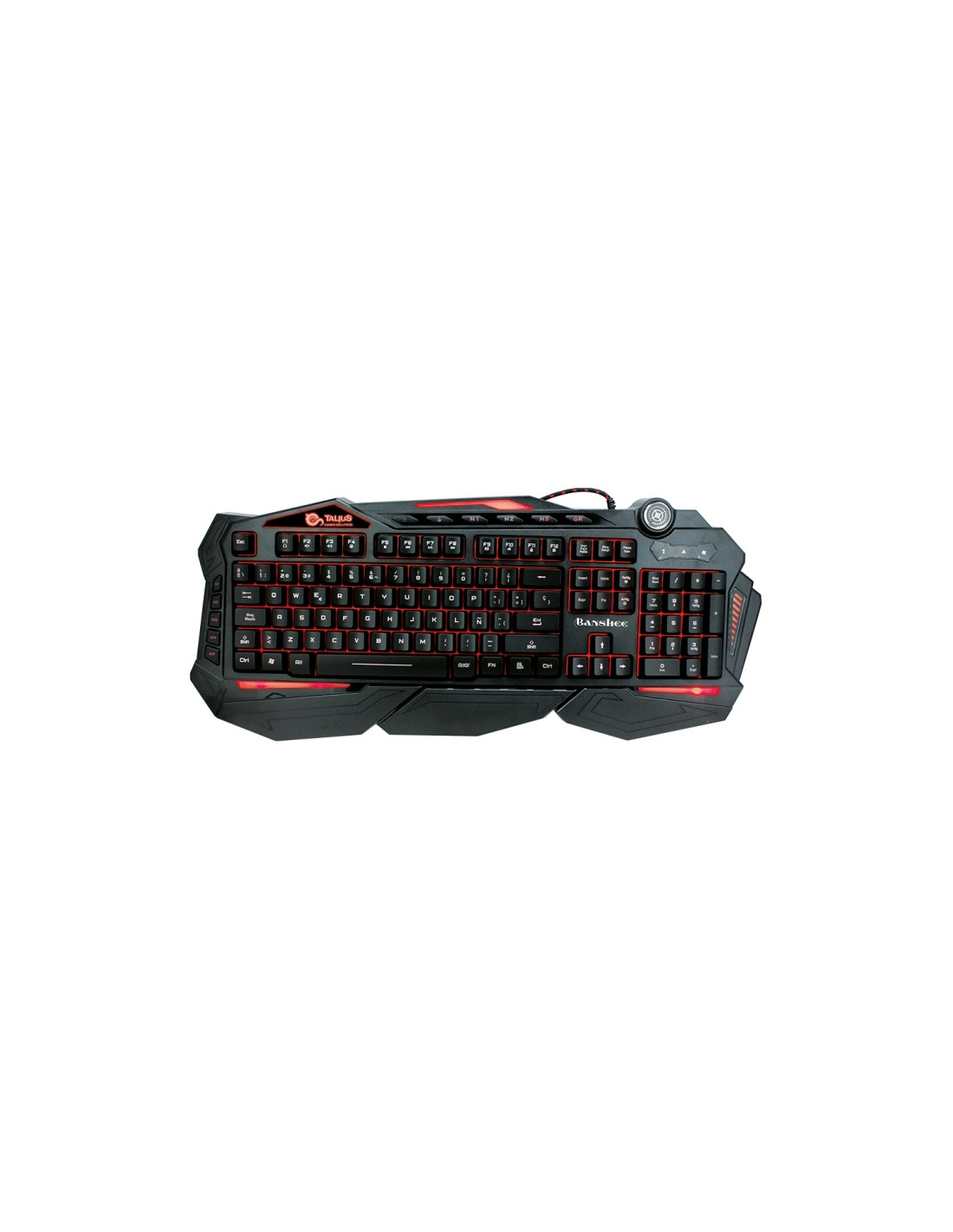 TECLADO TALIUS GAMING BANSHEE USB NEGRO TAL-BANSHEE