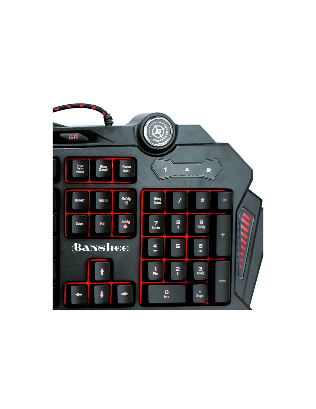 TECLADO TALIUS GAMING BANSHEE USB NEGRO TAL-BANSHEE