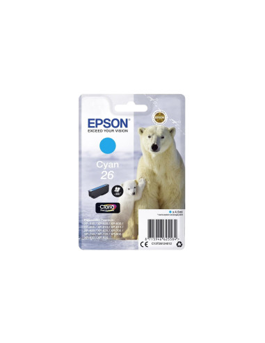 Epson Polar bear Cartucho 26 cian