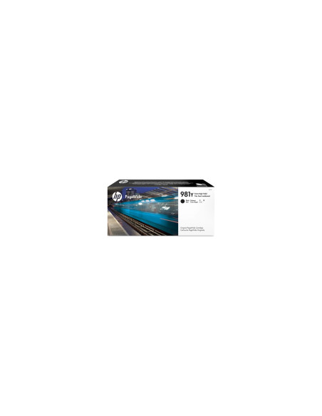 HP Cartucho original PageWide 981Y negro de alto rendimiento