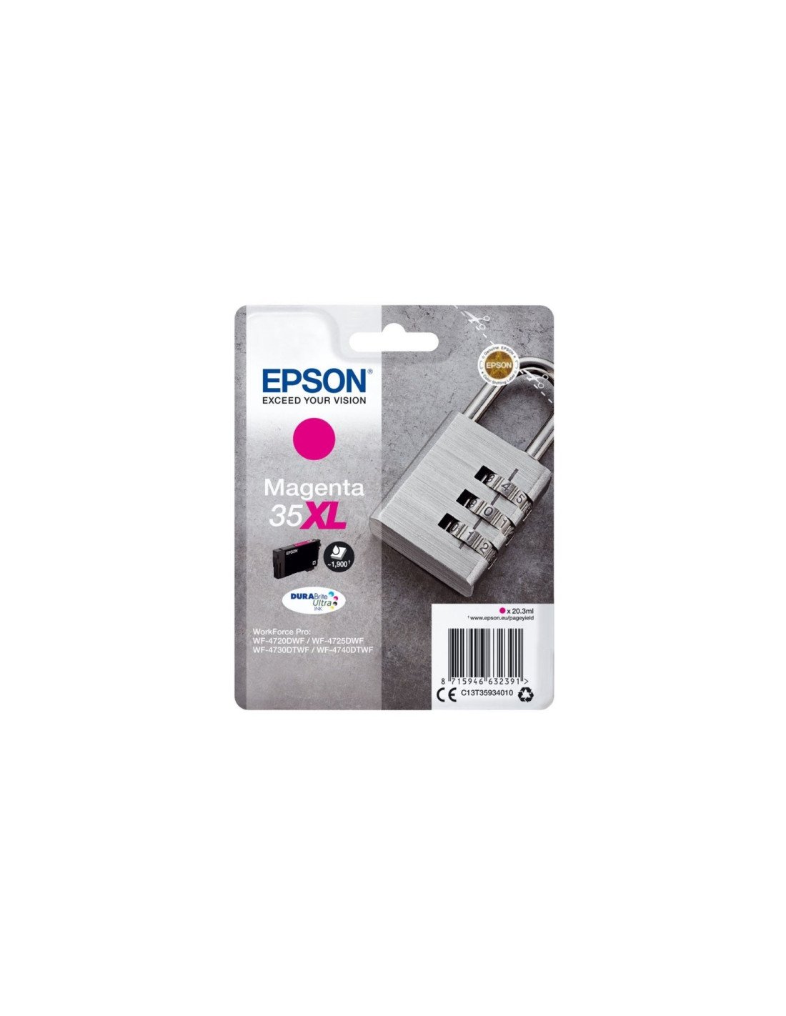 CARTUCHO EPSON T3593XL MAGENTA C13T35934010