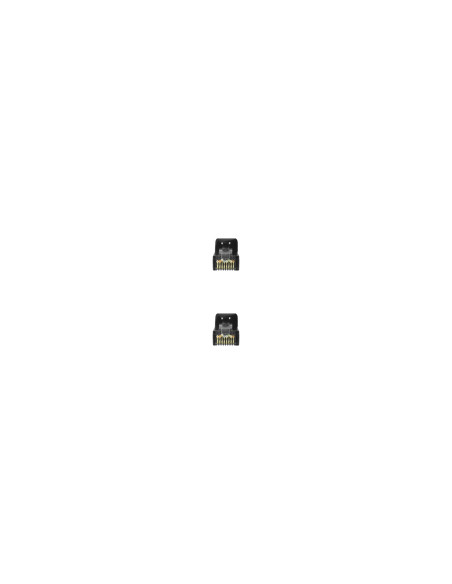Nanocable Cable de red latiguillo RJ45 LSZH Cat.6A UTP AWG24, Negro,