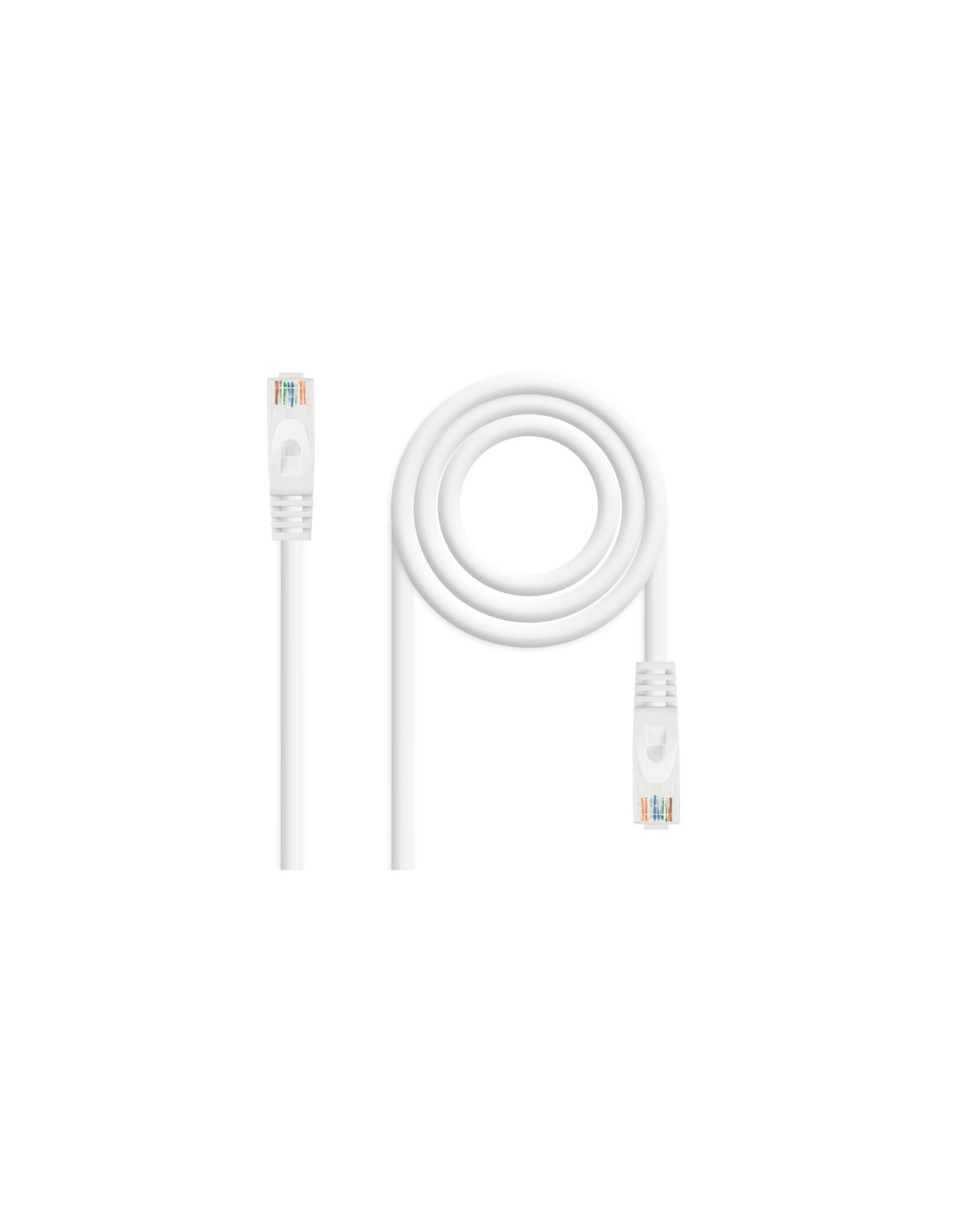 LATIGUILLO NANOCABLE CAT 6A LSZH UTP 3METROS BLANCO 10.20.1803-W